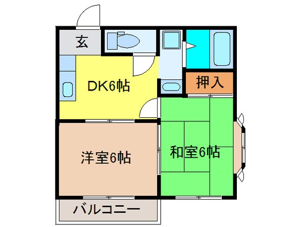 ベリーベルの物件間取画像